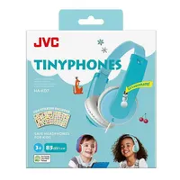 JVC HA-KD7-Z vezetékes zöldeskék gyermek fejhallgató #2