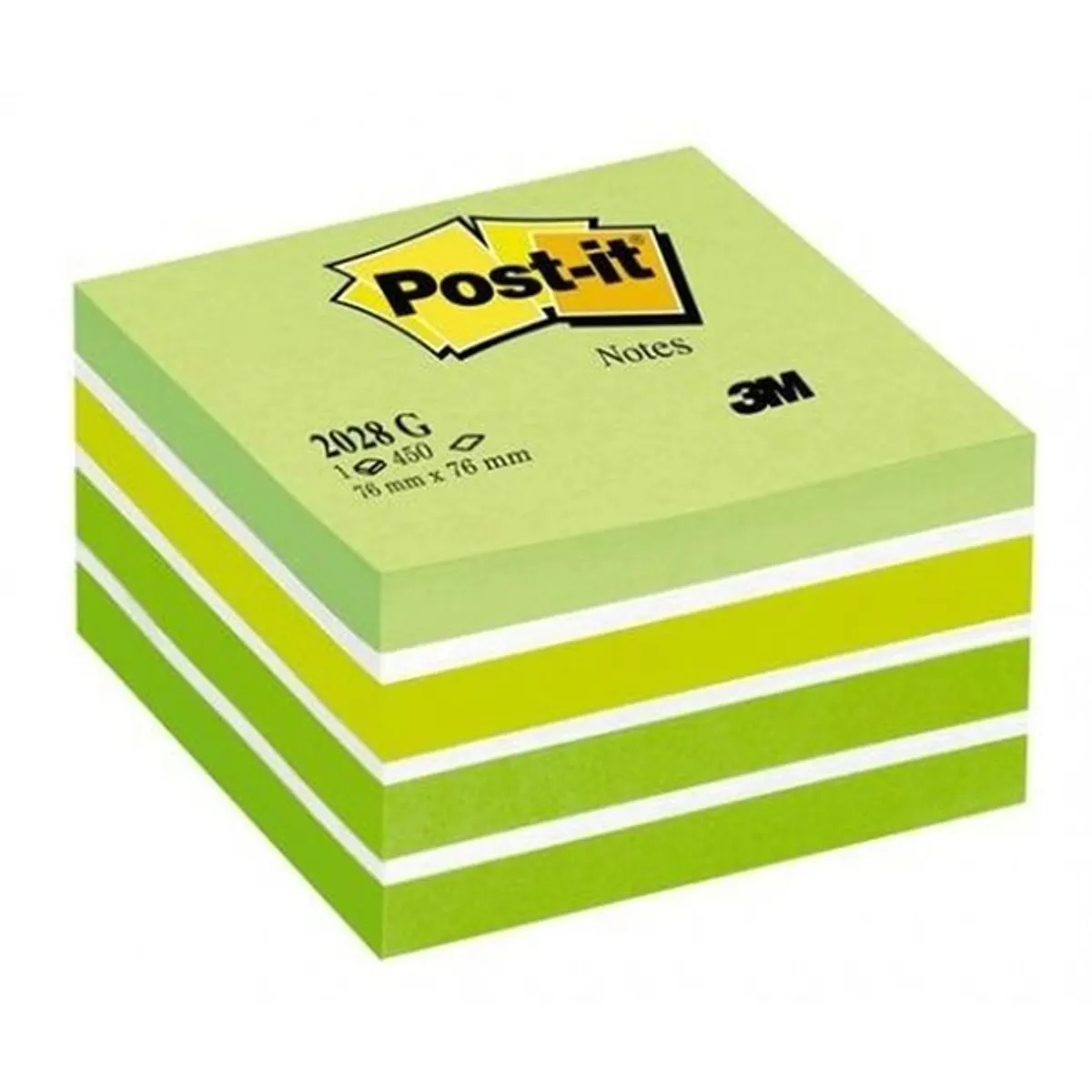 3M Post-it 2028 G 76x76mm 450lapos zöld jegyzettömb #1