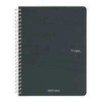 Fabriano Ecoqua A5 70lapos sötétzöld sima spirálfüzet