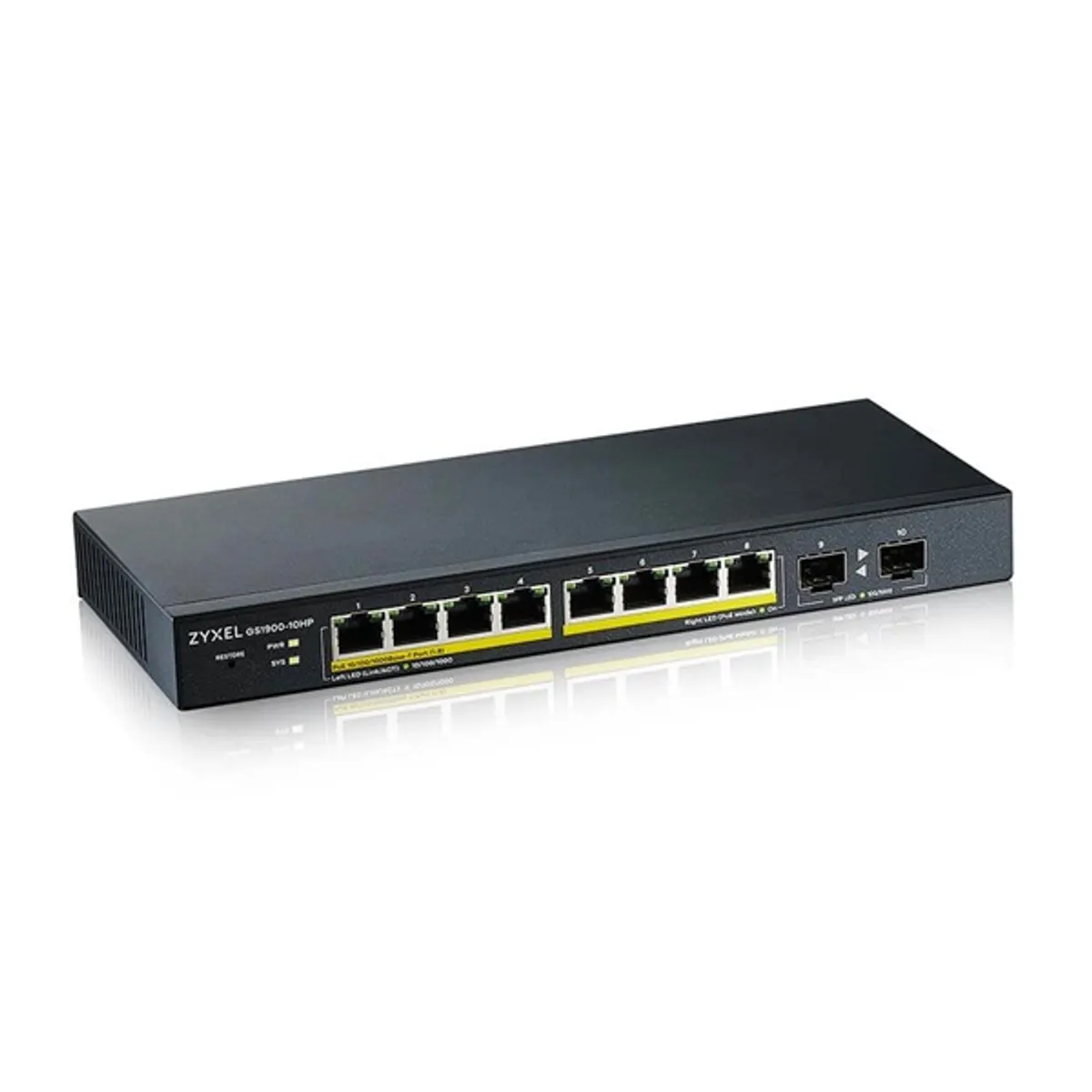 ZyXEL GS1900-10HP v2 8port GbE LAN PoE (70W) 2port GbE SFP smart menedzselhető PoE switch #2