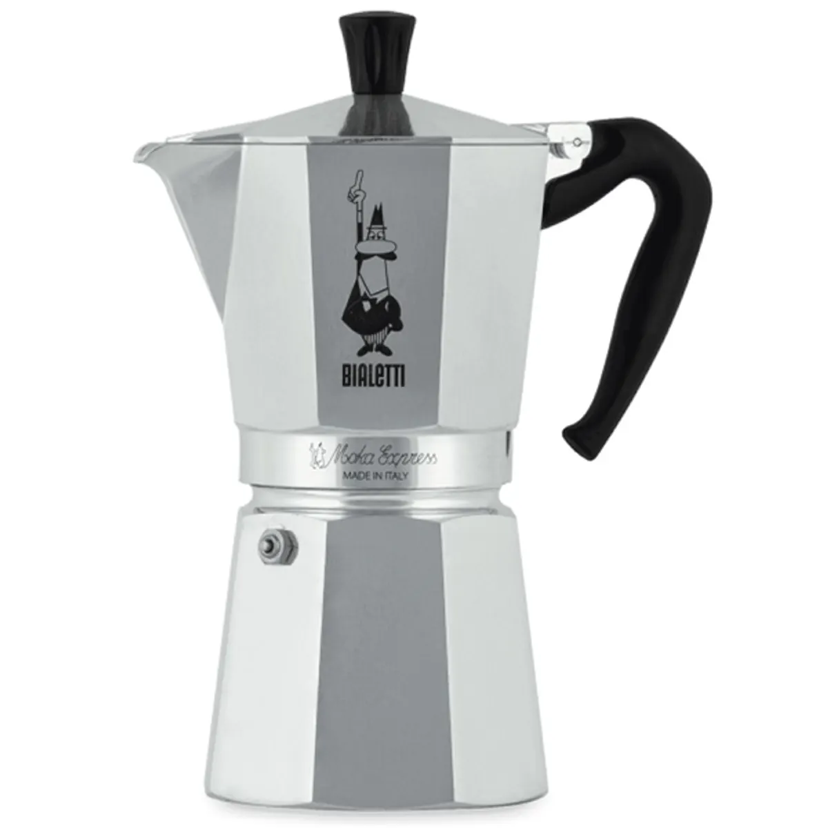 Bialetti Moka Express inox 9 személyes kotyogós kávéfőző #1