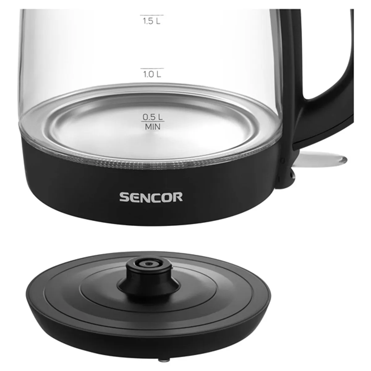Sencor SWK 7301BK 1,7l üveg fekete vízforraló #8