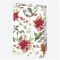 IRIS Karácsonyi ajándéktasak, 160x240x70 mm, különböző színekben és mintával #6