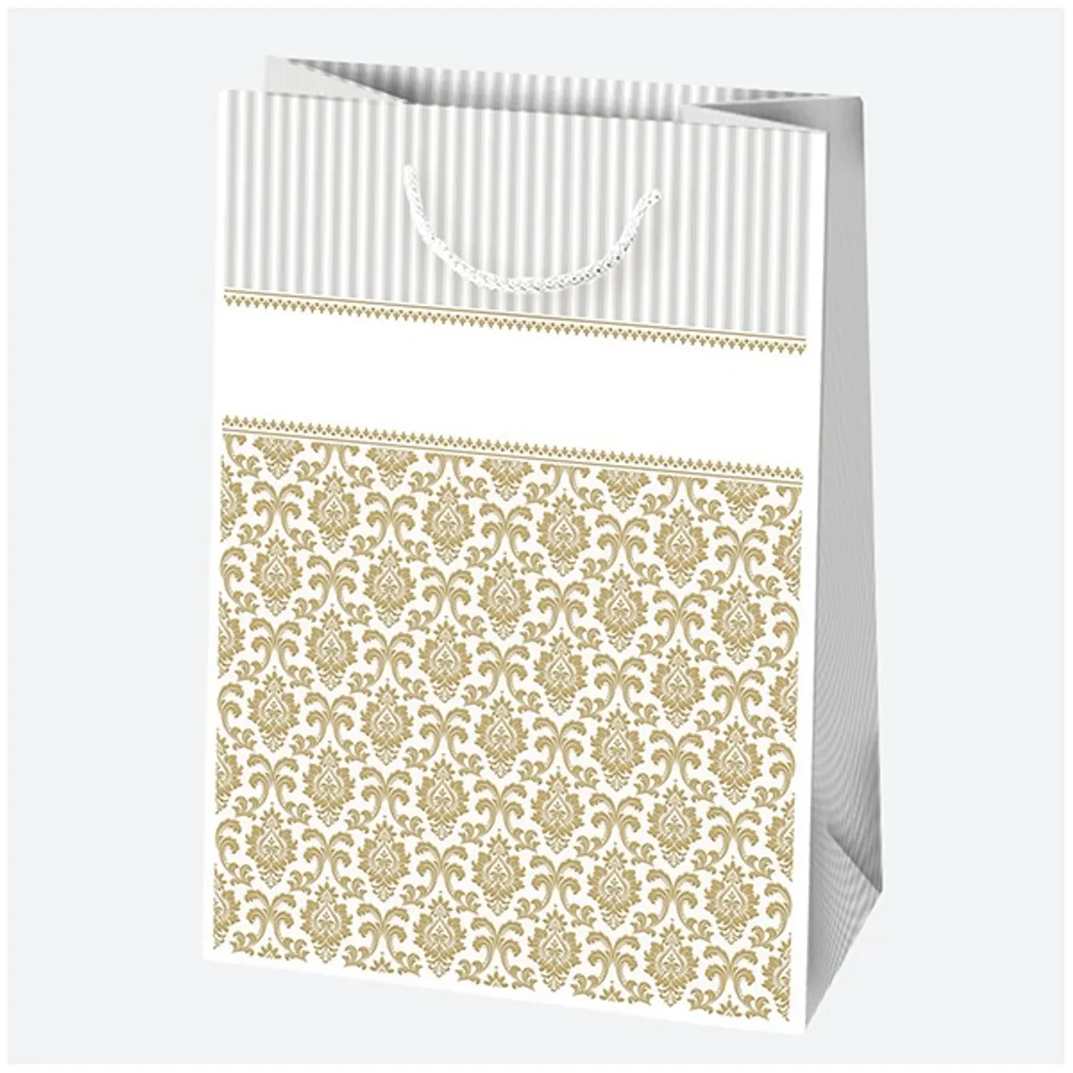 IRIS LUX ajándéktasak, különböző mintákkal, arany, 230x320x110 mm #6