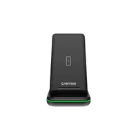 Canyon WS-304 3-in-1 15W univerzális vezeték nélküli töltő adapter fekete (Qi)
