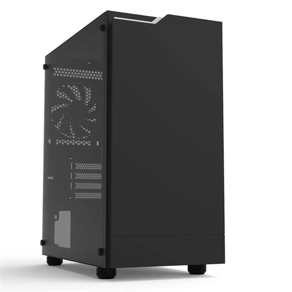 Zalman T4 PLUS Black fekete (táp nélküli) ablakos mATX ház #7