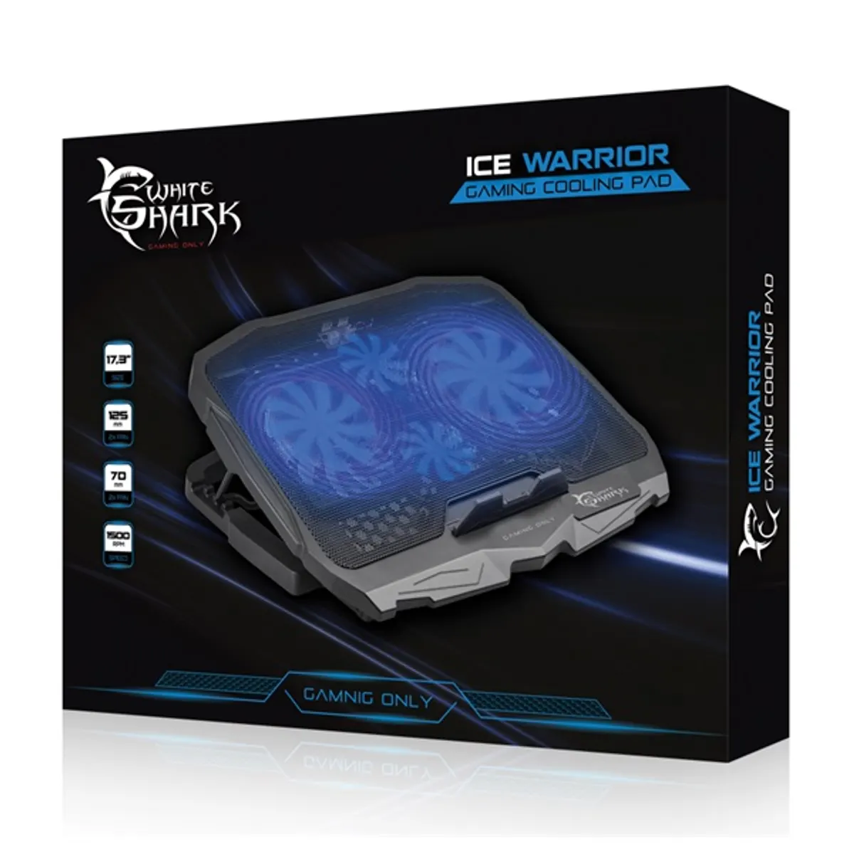 White Shark ICE WARIOR CP-25 White Shark notebook hűtőpad #2