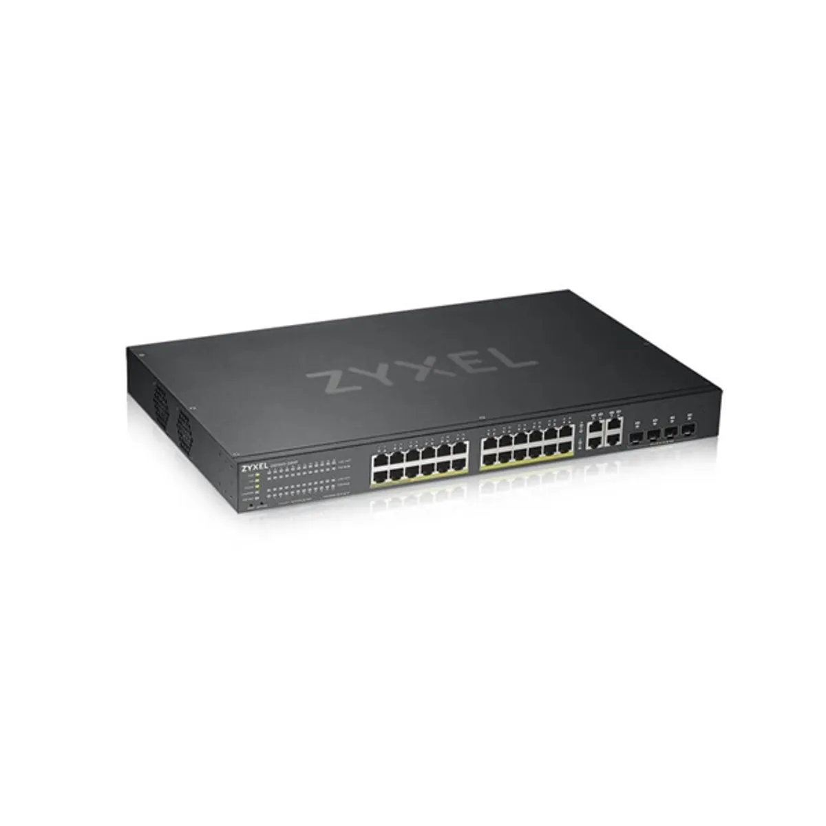 ZyXEL GS1920-24HPv2 28port GbE LAN PoE (375W) 4x GbE SFP/RJ45 Combo port L2 menedzselhető PoE switch #1