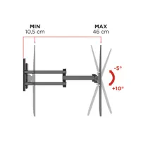 Meliconi Flatstyle FDR 400 Fast Block 40"- 65" fali TV konzol #7