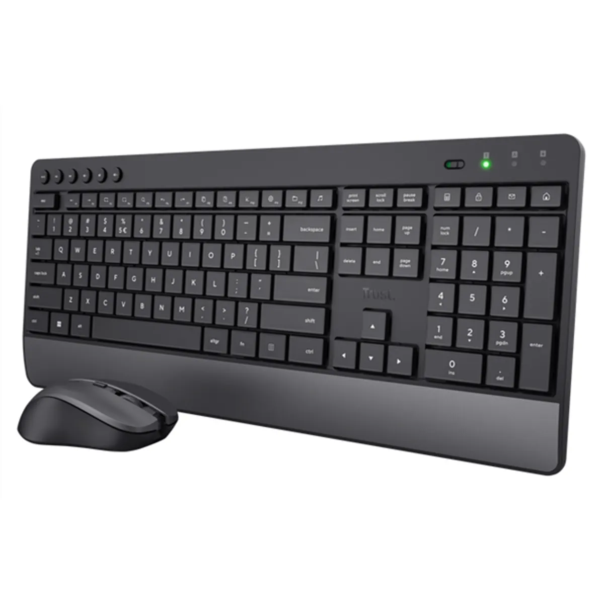 Trust Trezo Comfort HUN fekete vezeték nélküli billentyűzet + egér #1