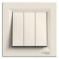 Schneider EPH2100123 ASFORA bézs hármas kapcsoló #1