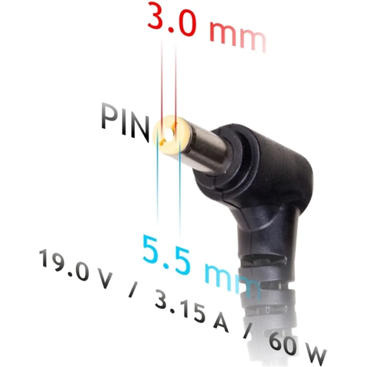 Akyga AK-ND-13 19V/3.16A 60W Samsung notebook hálózati töltő #3