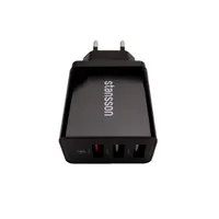 Stansson CH-300-BL 2,4A univerzális fekete hálózati gyorstöltő #2