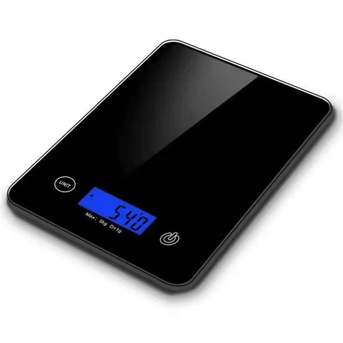 TOO KSC-200-B fekete konyhai mérleg #2