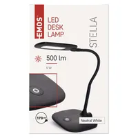 Emos Z7602B LED Stella fekete asztali lámpa #6