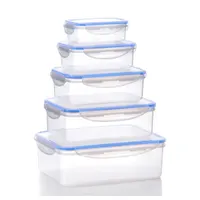 TOO KT-140 5 db-os téglalap ételtároló doboz szett 240ml+500ml+1.000ml+1.500ml+2.500ml #2