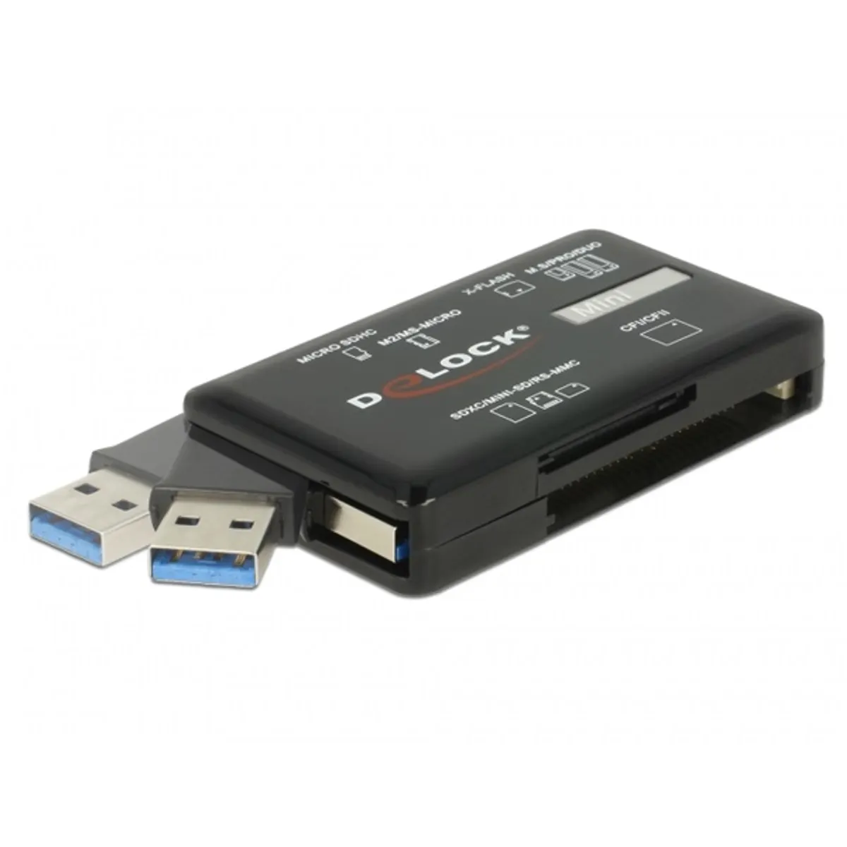 Delock 91758 CF/SD/Micro SD/MS/M2/xD memóriakártyákhoz USB 3.2 kártyaolvasó #2