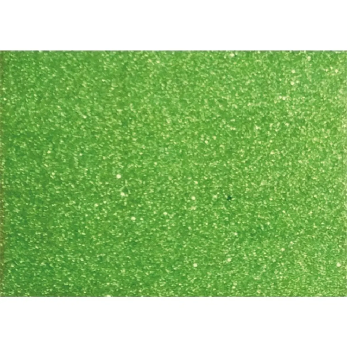 Kreatív 20x30cm öntapadós 2mm glitteres zöld dekorgumilap #1