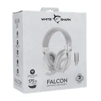 White Shark WS WGH-2441W FALCON-W vezeték nélküli fehér gamer headset #9