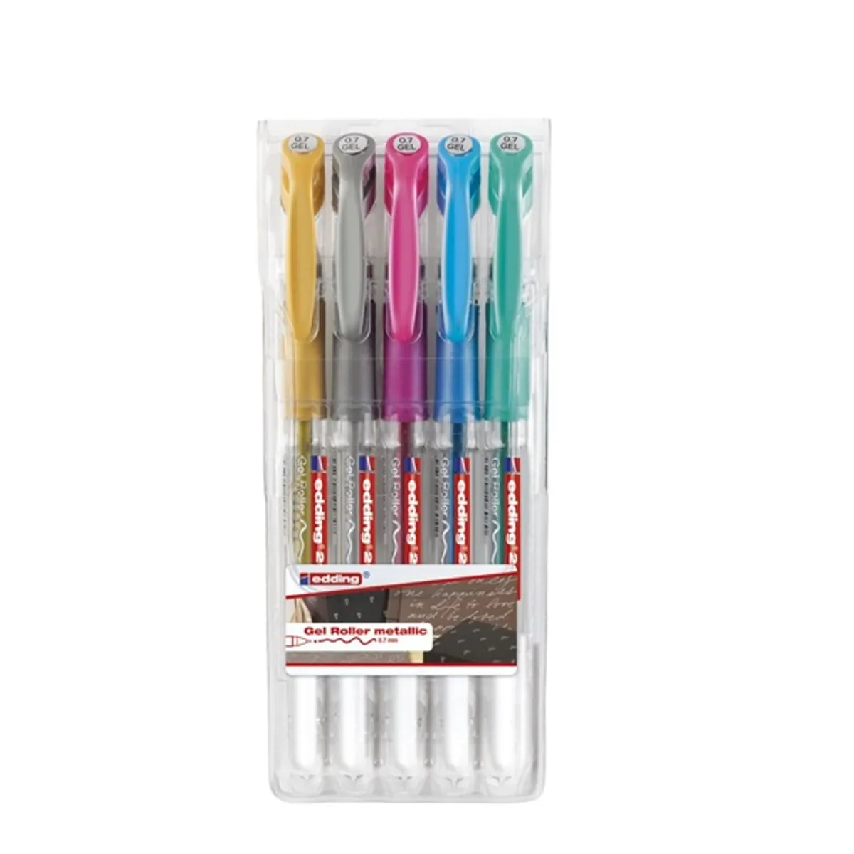 Edding Metallic 2185 5db-os vegyes színű zseléstoll #1