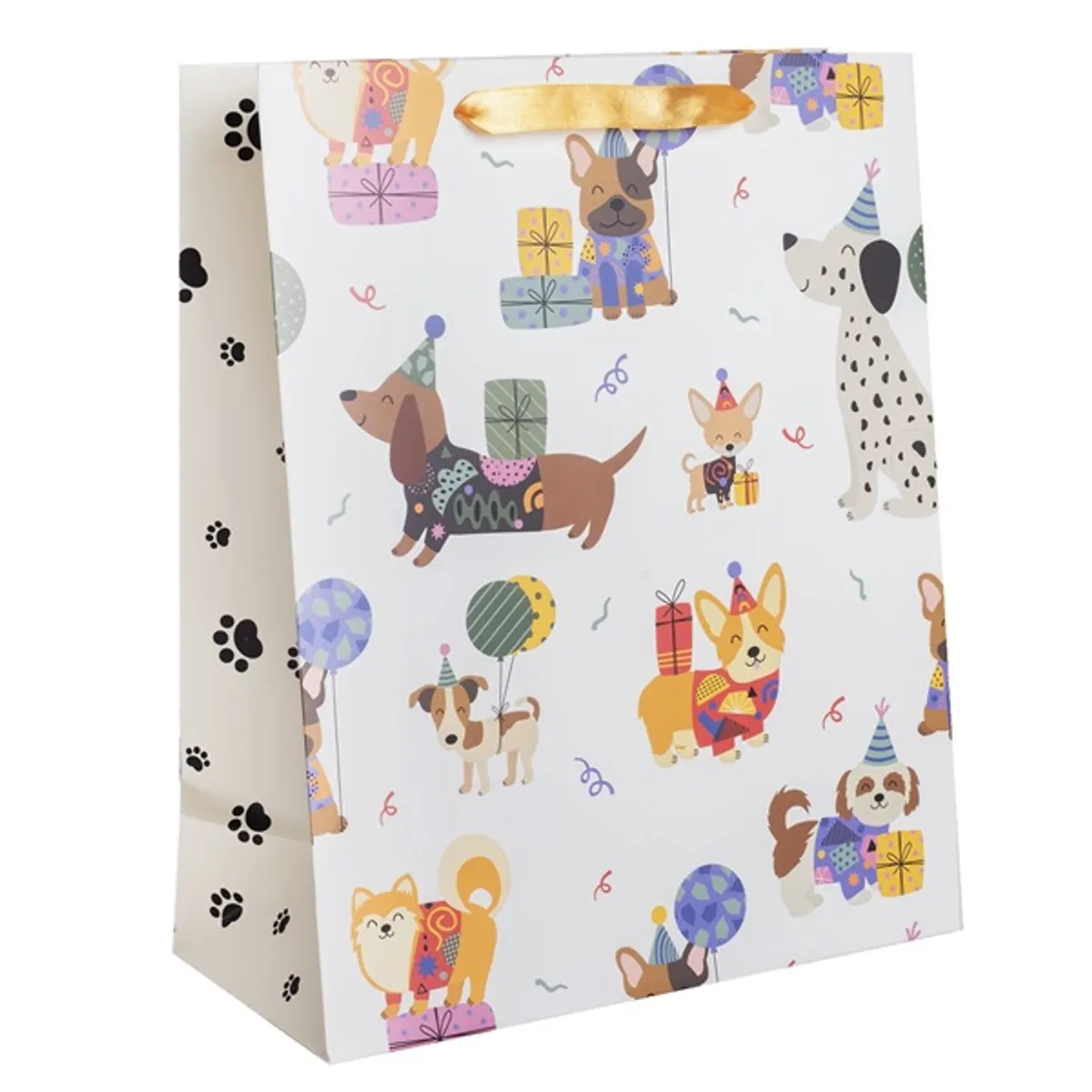 Iris kutyák partyn papírtasak matt 26*32 cm #1