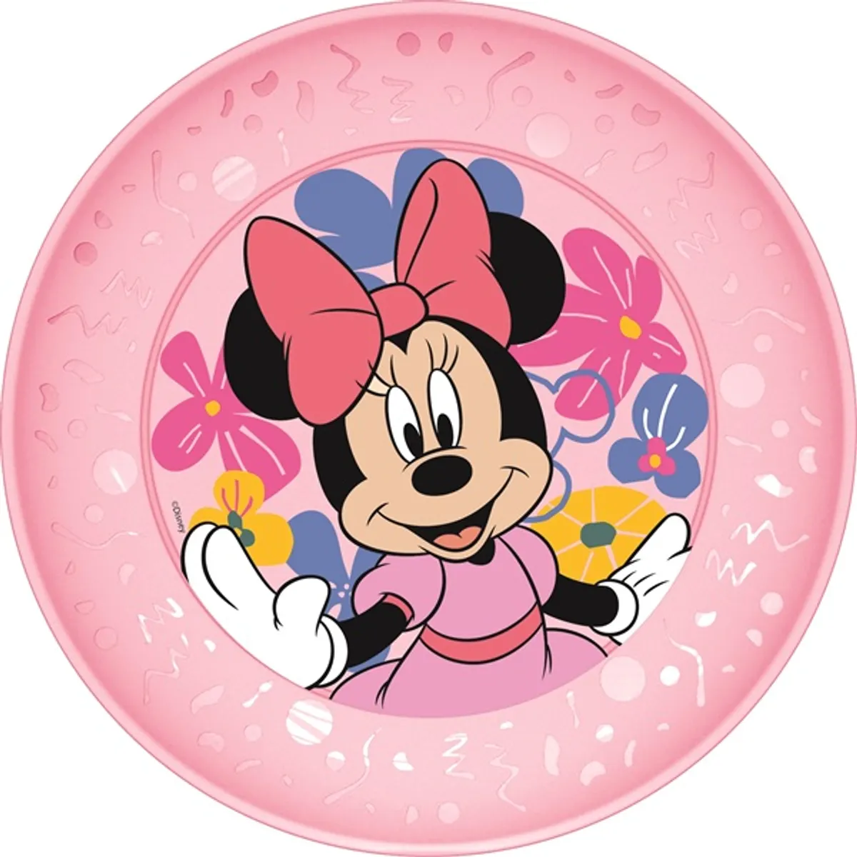 IRIS Licenc Minnie joy műanyag lapostányér #1