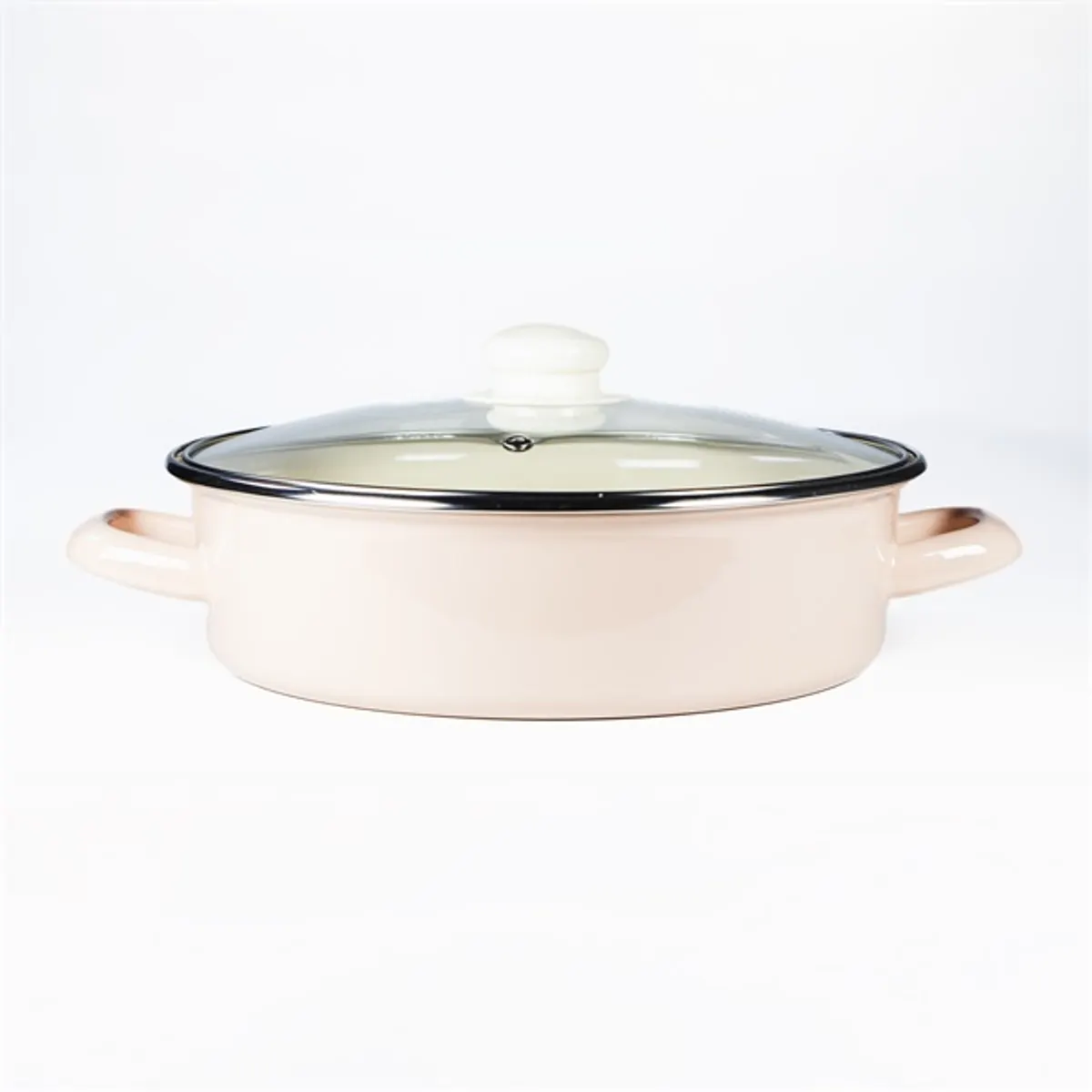 TOO LINE ROSE LOW 3,2 literes, 24cm átmérő, 7,5cm magasságú alacsony lábas (fazék) üveg fedővel #1