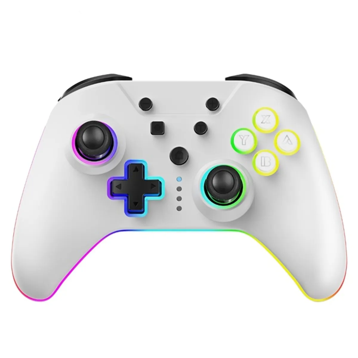 Armor3 M07619-WHHE NuRival Nintendo Switch/OLED vezeték nélküli Hall Effect Stick fehér kontroller #1