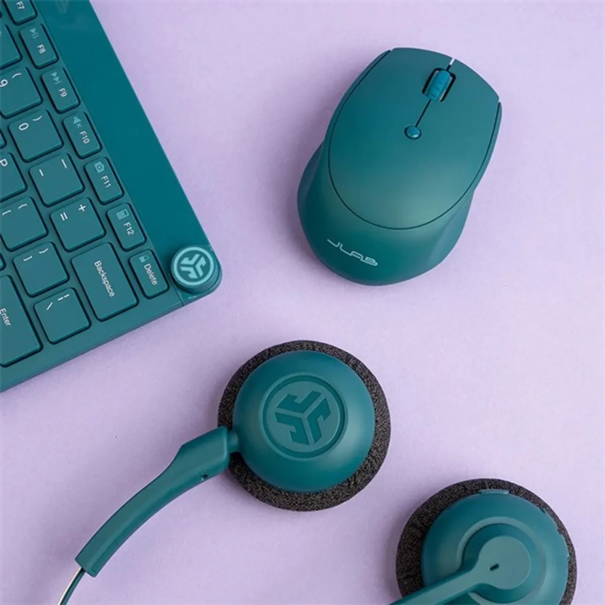 JLab Go Work Pop vezeték nélküli zöldeskék Bluetooth headset #6