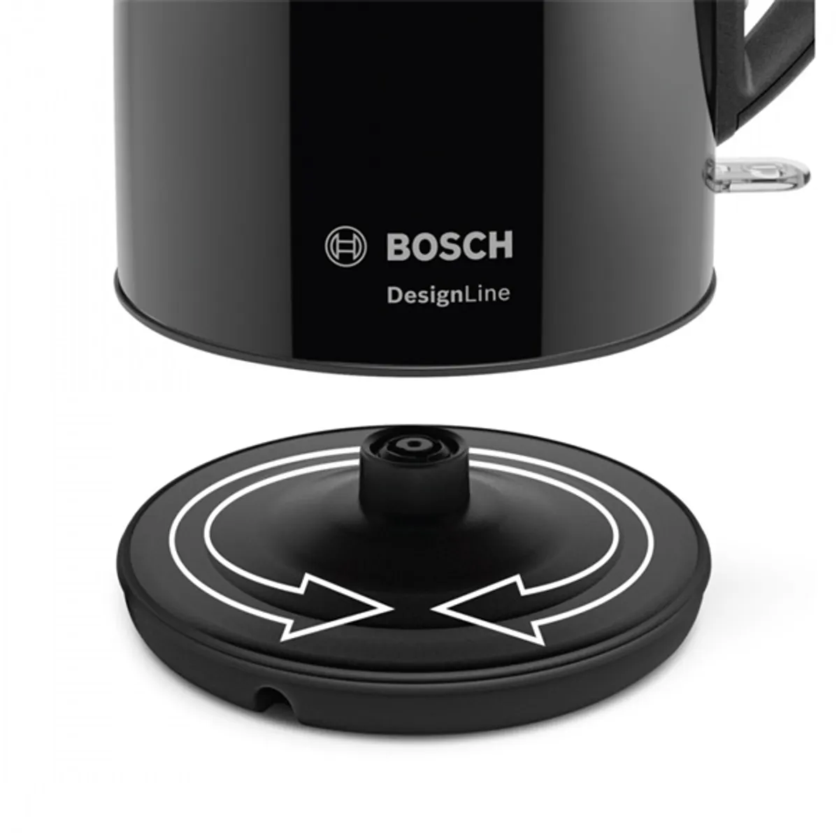 Bosch TWK3P423 DesignLine fekete vízforraló #5