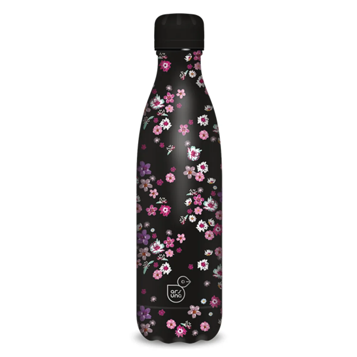Ars Una 500 ml-es Pearl Blossom Black 24 (5377) duplafalú fémkulacs #1