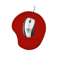 Trust Bigfoot zselés csuklótámaszos piros egérpad #2