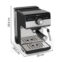 Krups XP384E10 Authentic+ ezüst espresso kávéfőző #3