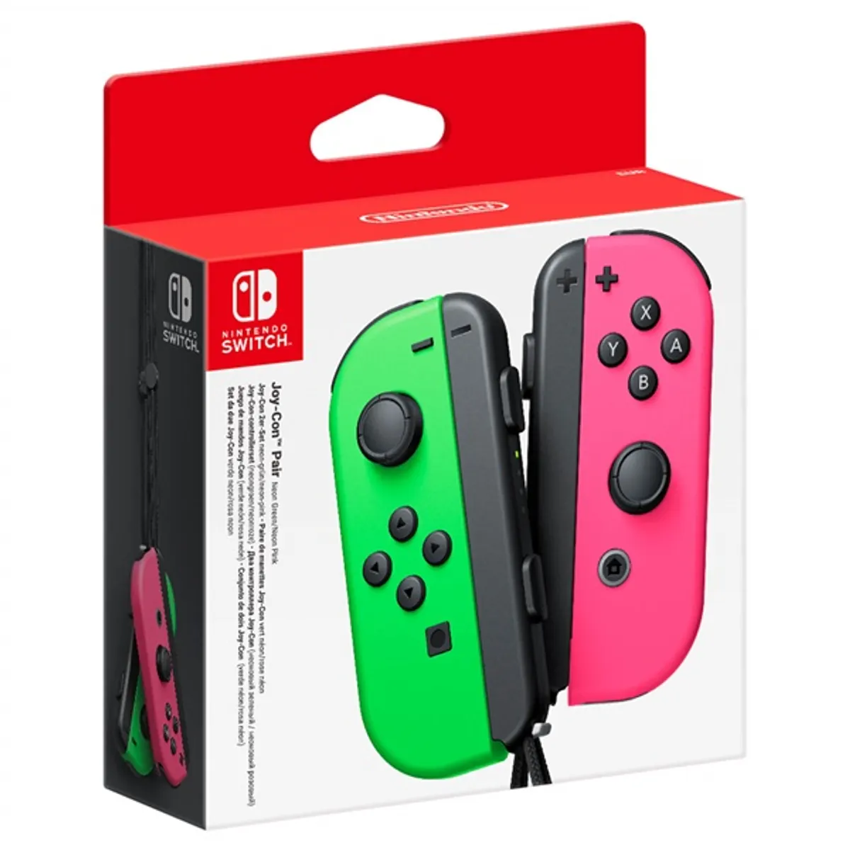 Nintendo Switch NSP075 Joy-Con Neon Green/Neon Pink zöld-pink kontroller pár #1