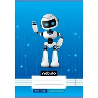 Nebulo Vagány minták A5 1. osztályos 14-32 tűzött vonalas füzet #7