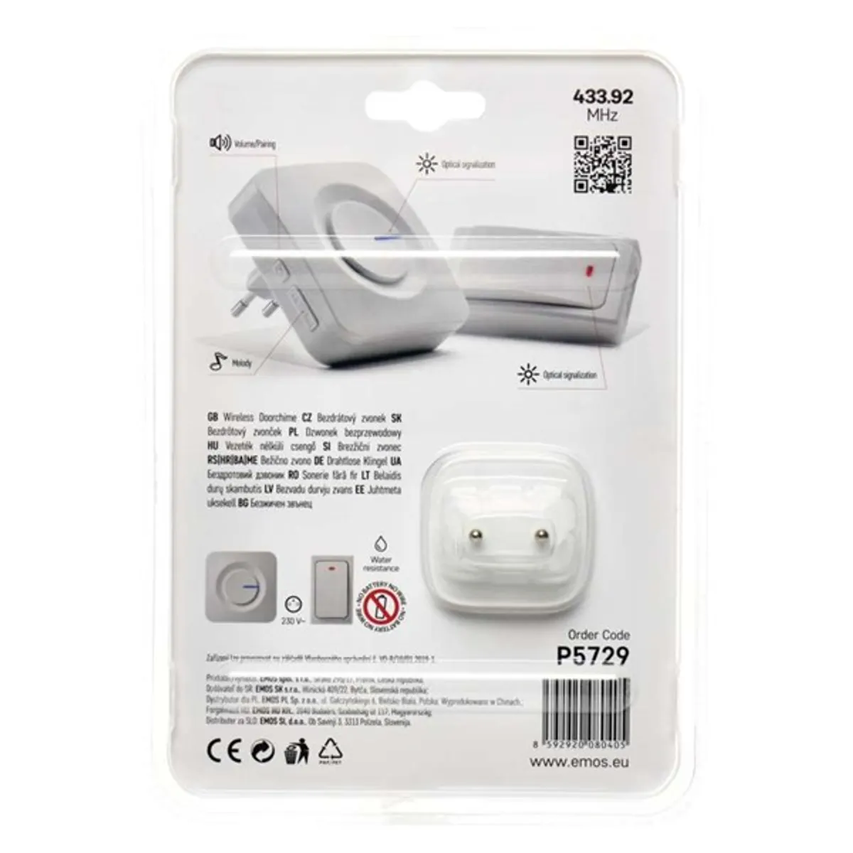 Emos P5729 vezeték nélküli csengő #6