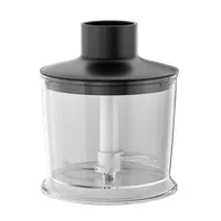 Hausberg HB-7701NG 500W fekete 3 az 1-ben botmixer szett, üvegkancsóval, aprítóval #2
