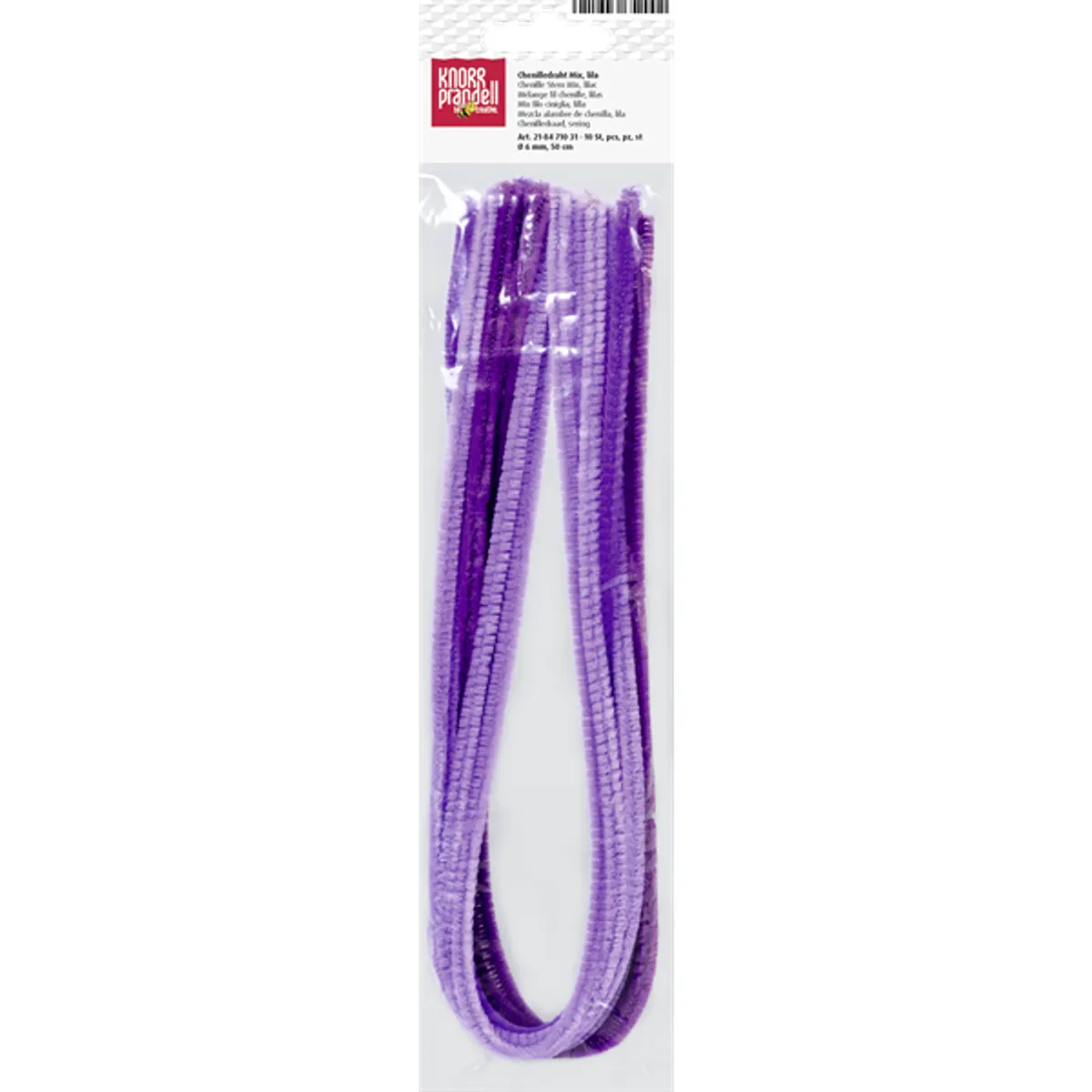 Knorr Prandell 6 mm 10 db/csomag lila zsenília drót #1