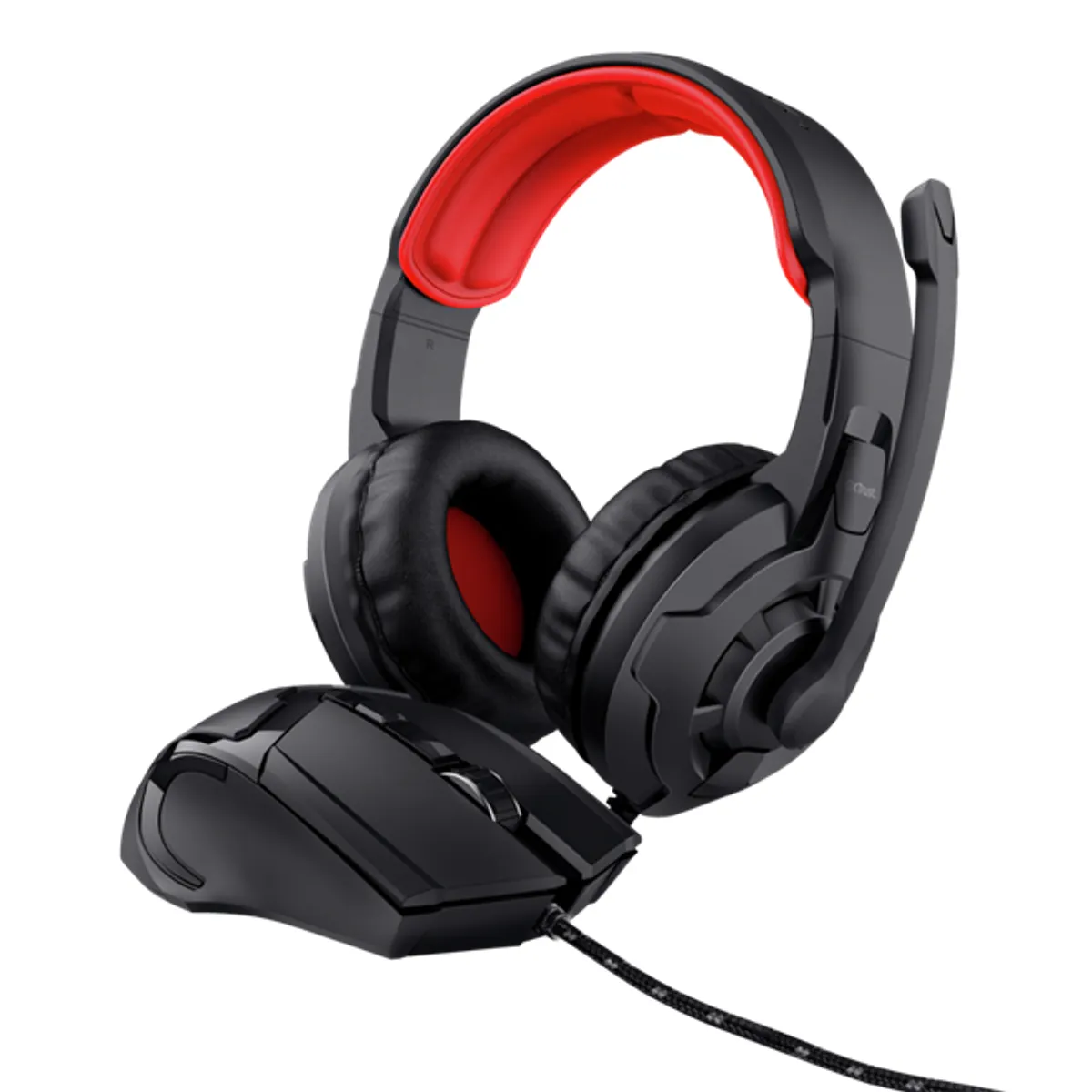 Trust GXT 785 Ravius 2in1 vezetékes gamer headset + vezetékes gamer egér #1