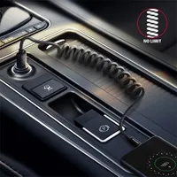 Axagon BUCM-AM20TB 1,1m USB C/USB A csavart fekete adat- és töltőkábel #4