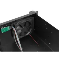 Lanberg SC01-3504-10B 19" 4U SZÉL:430mm MÉLY:350mm MAG:177mm táp nélküli rack szerver ház #7