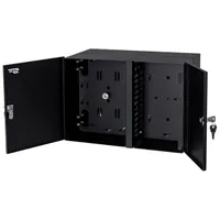 Stalflex PN2K-24D-3S-B fekete 2 kamrás falra szerelhető üres optikai elosztódoboz #3