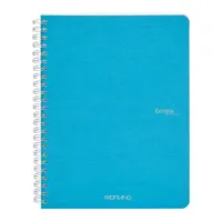 Fabriano Ecoqua A5 70lapos türkiz vonalas spirálfüzet