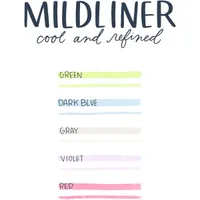 Zebra Mildliner Cool&Refined 5db-os kettős végű szövegkiemelő készlet #3