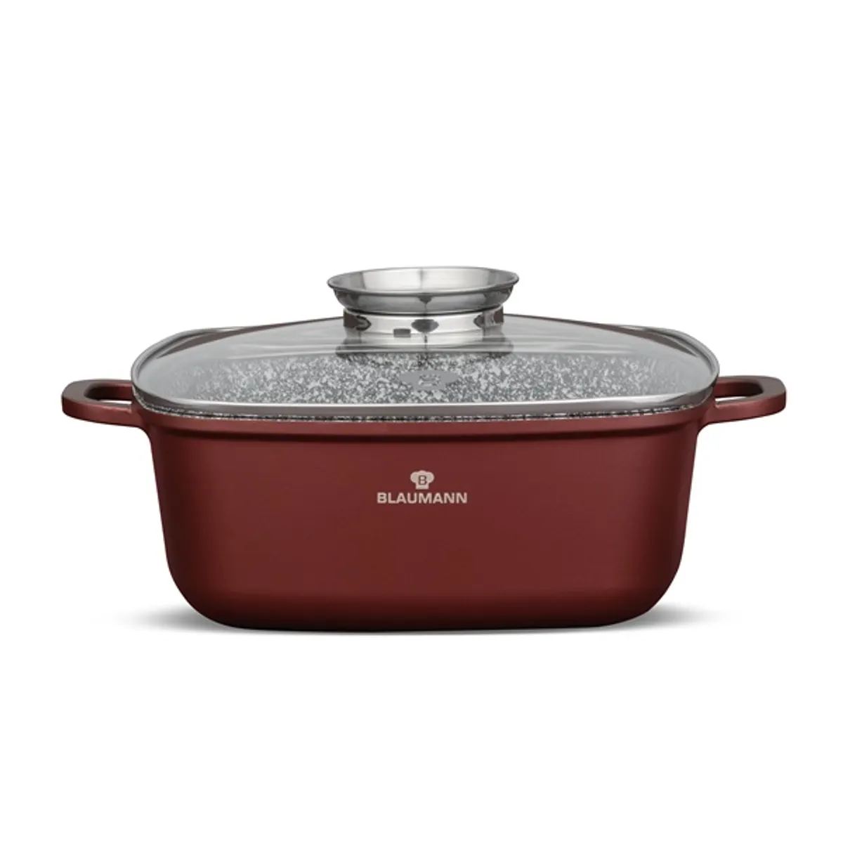 Blaumann BL-4093 5,4L Cerastone Collection 26 cm-es négyzet alakú edény fedővel #1