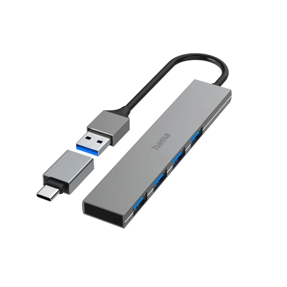 Hama 200141 4xUSB USB HUB + Type-C OTG adapter #1