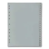 Office Depot A4 1-20 műanyag regiszter