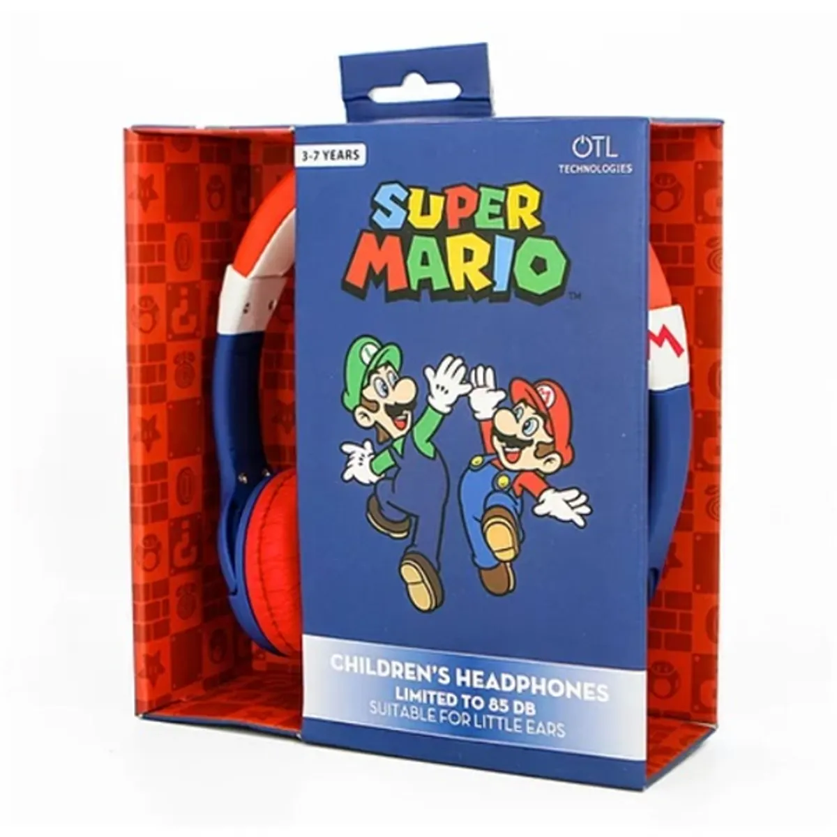 OTL SM0762 Junior Super Mario kék-piros fejhallgató #2