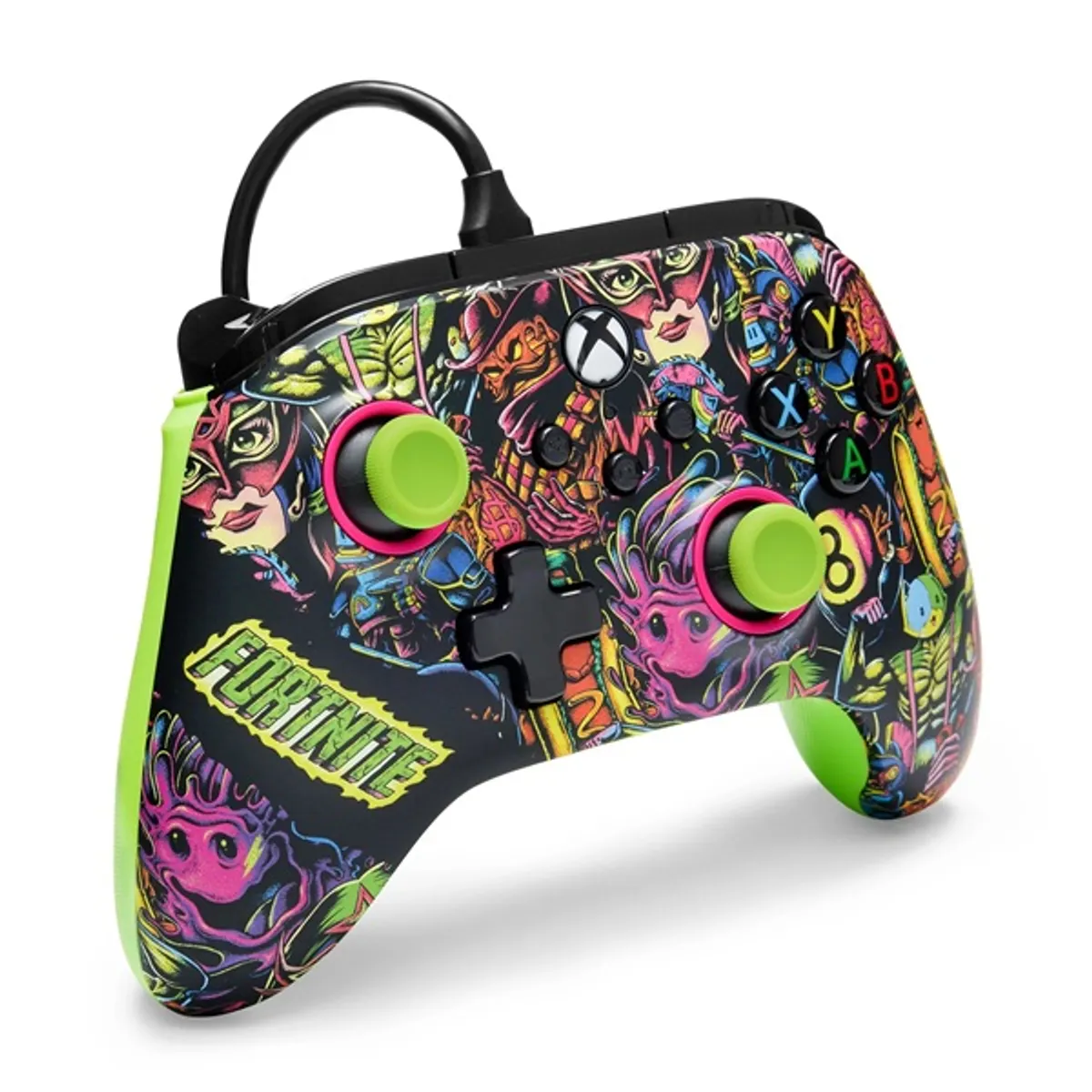 PowerA XBGP0438-02 Advantage Xbox Series X|S/Xbox One/PC vezetékes Fortnite Glow kontroller #7