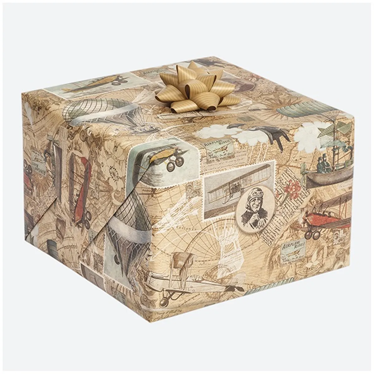 IRIS Karácsonyi tekercses KRAFT csomagolópapír,  200x70cm, különböző mintákkal, 60g/m2 #5